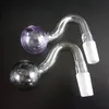 Nargile cam yağ brülör boruları ile 10mm 14mm 18mm erkek eklem pyrex bubbler sigara içmek su el borusu tütün