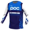 2022 NOUVEAUX Vêtements de vélo en plein air t-shirts RCC Poc Moto Bicycle Jersey Mtb à manches longues Enduro Downhill BMX Motocross MX Mountain Racing