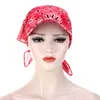 Wide Brim Hats Women Men Cotton Candy Colors Sun Cap Visor Hat Bandana Hedging Caps Sports Printed With Scarf Turban HeadwearWide Wend22