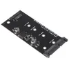 Connecteurs de câbles d'ordinateur M Key M.2 SSD NGFF à 2,5 pouces 15 broches SATA 3 tours Adaptateur de convertisseur Support de carte B de l'interface GFFComputer