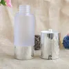 30ml 50ml Empty Airless Pump Dispenser Bottle Refillable Lotion Cream Containers Easy to Carry Frost Bottle for 100pcs