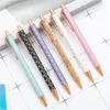 Ballpoint Pens Metal Retractable Click Ball Pen Black Ink Medium Point 1mm Office Supplies Gifts For Wedding RRE13539