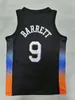 Männer Basketball RJ Barrett Jersey 9 Julius Randle 30 Walt Frazier 10 Patrick Ewing 33 Vintage Atmungsaktive, alle genähte Basketball-Trikots