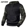 Hommes Sweat À Capuche Automne Hiver Camouflage Militaire Sportswear Tops Homme Pull Casual À Capuche Hip Hop Lâche Sweat L220730