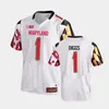 2022 NCAA Maryland Stitched College Football Jersey 16 Ayinde Eley 44 Chance Campbell 3 Nick Cross 24 Ty Johnson 11 Kasim Hill 3 Tyrrell Pigrome 33 Tayon Fleet-Davis