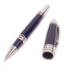 Promotion Pen Great John Kennedy Luxury Dark Blue Metal Fountain Rollerball Ballpoint Pens Office School Classic With JFK Serial N1785037