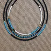 Чокерские ювелирные изделия винтажные богемии ожерелье мужчина натуральный камень микс кокосовой ракушка племенные женщины подарок для него