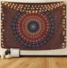 Mandala Tapijt Wit Zwart Zon en Maan Muur Opknoping Tarot Hippie Wandtapijten Home Dorm Pack Inventaris Groothandel