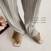 Sandals Women 2022 Sheepskin Outside Slippers Flat Shoes Woman Flats Mules Sandale Femme Slip On Slides Muller ShoesSandals