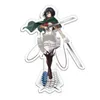 Keychains Attack On Titan Anime Figure Acrylic Stand Model Toy Accessories Mikasa Ackerman Cosplay Fans Gift Collection Ornament Emel22