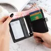 HBP Small Wallet Women Short Simple Houndstooth Buckle Wallets Retro Fashion Aldable Coin Purse Female Card Bags 220721