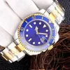 Luksusowe zegarki dla mężczyzn Czyste automatyczne zegarki mechaniczne ze stali nierdzewnej Złote Złote Złote Złote Projektowanie Fashoin AAA Orologio RelOJ