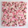 Silk Rose Flower Wall Fleurs artificielles pour décoration de mariage décor de fond de mariage romantique