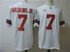 Xflsp Dwayne Haskins Jr. Jersey College Ohio State Buckeyes Maglia da calcio cucita Haskins 1 Justin Fields 2 Chase Young 33 Master Teague 14 K.J.