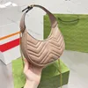En kaliteli koltuklu çanta klasik deri tasarımcı çanta kadın moda el tipi diyagonal yarım marmont cüzdan lüks el çantaları bayan debriyajlar cüzdanlar 2022
