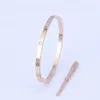4mm fino designer feminino masculino amor pulseira pulseiras prata rosa ouro parafuso chave de fenda titânio aço prego pulseira casal je273w