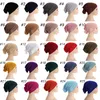 Modal monochromatic tube cap bottoming cap high elasticity mercerized cotton women's Arabian bib caps