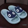 2022-chinelos mulheres verão outdoor casual praia slides casais cartoon gato não-deslizamento quarto flip flops amantes casa sandálias sapatos