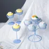 Altro Bakeware Porta cupcake Piatto per torta di compleanno Composizione di nozze Tazza in ferro battuto