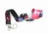 Prix ​​d'usine 100 pièces dessin animé Anime Lanyard Key Chain Neck Neck Clee Came Camera ID Téléphone String Pendant Badge Party Gift Accessoires en gros # 001