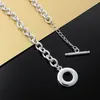 Chains Stamped Silver Necklaces Jewelry 20 Inches Classic Fashion Necklace For Men's High Quality Christmas GiftsChains