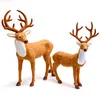 Christmas Decorations Simulation Deer Ornaments Toys Adornos De Navidad 2022 Noel Xmas Kids Gift Year GoodsChristmas