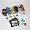 rokende nectar set met domeloze waterpijpen tai nagel 14 mm nector waterleidingen recycler olieligingen mini glazen bongs