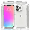 Hard PC Cases Cover Hybrid Bumper Transparent Shockproof Case For iPhone 13 12 Mini 11 Pro X Xs Xr Max 8 7 Plus