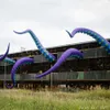 Custom Huge Inflatable Purple Octopus Mascot Inflatable Underwater Animals For Outdoor Roof Decoration Made By Ace Air Art