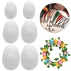 Parti Dekorasyon DIY Paskalya Çelenk Süslemeleri Beyaz Yapay Doğal Rattan Yumurta Dekor için Ev Bahçe