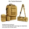 50L Tactical Backpacks Mens Military Backpack Hiking Trekking Backpack 50L Travel Sport Bag Outdoor Climbing Bag 220721