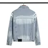 Men's Jackets Designer Mens Denim Jacket Famous Men Women Coat Quality Casual Coats Black Blue Mans Stylist Outwear 2p1 INGS