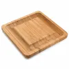 Utensili da cucina Set tagliere per formaggi in bambù con posate nel cassetto estraibile, inclusi 4 coltelli in acciaio inossidabile e utensili da portata SN3729