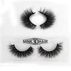 Högkvalitativ tjock lockig mink Fake Eyelashes Naturlig lång Mjuk Ljus Handgjorda Multilayer 3D False Lashes Extensions Lätt att bära DHL