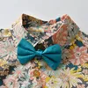 Conjuntos de ropa LZH Baby Boys Ropa Camisa floral + Conjunto de monos Vestido de niñas Verano Niños Playa Hermano Hermana Traje Niños