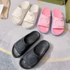 Women Slide Sandal With Interlocking G Mens Platform Slipper Rubber TPU Slides Thick Bottom Vintage Shoes Summer Beach guccie Flip Flops