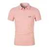 Summer Breattable Golf Polo Shirt Men Casual Short Sleeve Sports Tee Man T Shirt Tops S 4XL 220714