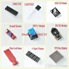 Circuits intégrés Mega 2560 r3 kit de démarrage moteur servo RFID relais de télémétrie ultrasonique LCD