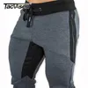 Tacvasen Summer Mens Cotton Shorts Running Workout Joggers Sweatpants 3/4 Pants Mesh Fiske Camping Gym under knä 220401