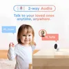 Mini ip kamera wifi webcam bebek monitörü ses hareket algılama ile 2 yol ses gece vizyonları