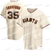 Nouveau maillot géant Joe Pederson Carlos Rodon Mike Yastrzemski Brandon Belt Crawford Jose Godoy Alex Wood Buster Posey Austin Dean Jaylin Davis