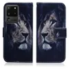 Étuis de téléphone portefeuille pour Samsung Galaxy S22 S21 S20 Note20 Ultra Note10 Plus - Peinture colorée en cuir PU double fentes pour cartes Flip Kickstand Cover Case