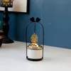 Lampes à parfum Nordic Backflow Brûleur d'encens Home Stand Cônes Holder Small Gold ColorFragrance