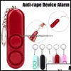 Other Home Garden Mini Portable Self Defence Personal Alarm Keychain Safe Panic Anti Rape Attack Drop Delivery 2021 Lwpou Z8R0K