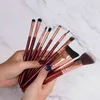 Makeup Tools Makeup brush Professional Accessories Goat Red Buros eye shadow eye shadow Contour Base Blend 220423