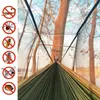 Lightweight Portable Camping Hammock and Tent Awning Rain Fly Tarp Waterproof Mosquito Net Hammock Canopy 210T Nylon Hammocks 220606