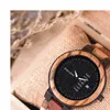 Wood Watch Men Women Quartz Week Date Couple Timepiece Colorful Wooden Band Logo Customize Wholesale Dropship