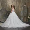 2022 Biała sukienka z kwiatami dziewczyna maluch na tiul ślubny 3D Floral Ruffle Controse sukienka Bożego Narodzenia suknie wieczorowe sukienki urodzinowe Pierwsza komunia