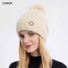 Beanie/Skull Caps Ball Caps USPOP New Winter Hats Women Knitted Hats Thick Warm T220823