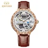 2022 Men's watch with hollowout carving automatic mechanical Tourbillon fashion business watch gift A1